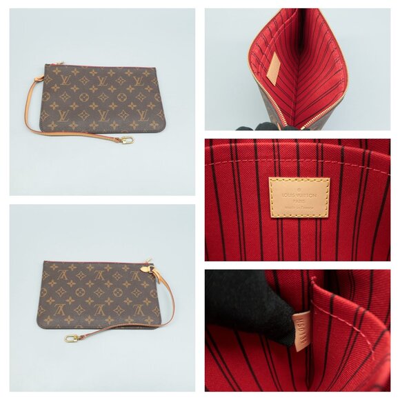 Louis Vuitton Neverfull Brown W/P Monogram Canvas Shoulder Bag - Picture 10 of 12